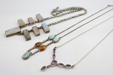 Sterling silver necklaces for sale  LEEDS