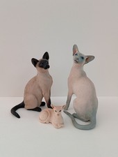 Siamese cat figurines for sale  WARLINGHAM