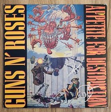 Disco de vinil Duff McKagan +1 assinado original GN'R - Appetite For Destruction RAD comprar usado Disco de vinil Duff McKagan +1 assinado original GN'R - Appetite For Destruction RAD comprar usado  Enviando para Brazil