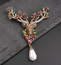 Reindeer pin brooch for sale  Sulphur Springs
