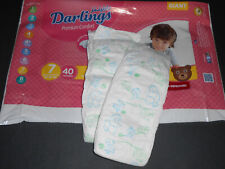 Lote de amostra 2 fraldas para bebês Darlings tamanho 7 enormes 24-36kg 80 libras enurese infantil comprar usado  Enviando para Brazil