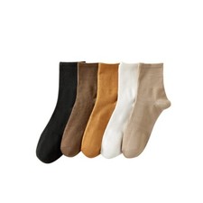 5 pares de meias esportivas masculinas de algodão liso liso esporte tornozelo corte baixo tamanho 7-9 comprar usado  Enviando para Brazil