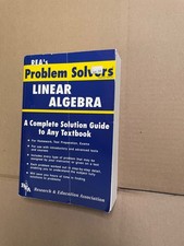 Linear Algebra Problem Solver by The Editors of Rea: Used comprar usado Linear Algebra Problem Solver by The Editors of Rea: Used comprar usado  Enviando para Brazil