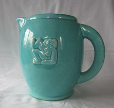 Pichet bleu turquoise d'occasion  Matignon