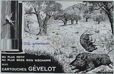 Publicite gevelot cartouche d'occasion  Cires-lès-Mello