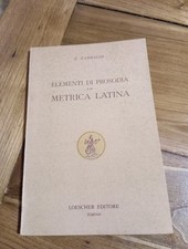 Libro elementi prosodia usato  Vivaro Romano