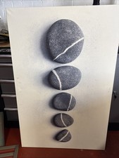 Large pebbles canvas for sale  CARDIFF