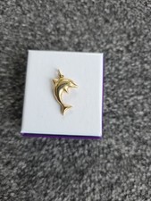 9ct gold dolphin for sale  MEXBOROUGH