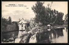 Thomar, Barraca de banhos e roda de rega, Ansichtskarte  comprar usado Thomar, Barraca de banhos e roda de rega, Ansichtskarte  comprar usado  Enviando para Brazil