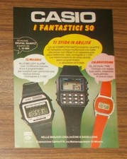 Seltene Werbung CASIO CA-90 Computer Watch M-12 Melody Alarm GL-20 Uhren 1981 comprar usado  Enviando para Brazil