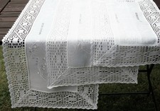 Tischläufer weiß spitze gebraucht kaufen  Bad Füssing
