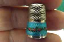 Antique silver enamel for sale  WHITLAND