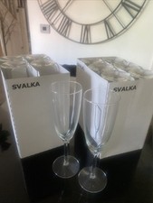 Champagne prosecco glasses for sale  BIGGLESWADE