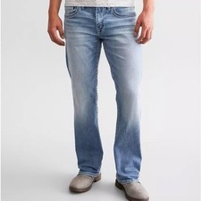 Jeans elástico masculino BKE Jake ajuste regular boot cut tamanho 34 x 30 NOVO, usado comprar usado  Enviando para Brazil