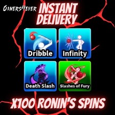 [Blade Ball] x100 Ronins Spins | Blade Ball comprar usado  Enviando para Brazil