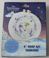 Snowman snowdog hoop for sale  CORBY
