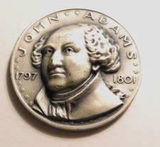 Medalha de prata 39 gramas John Adams & ALASKA 49º estado .999 comprar usado  Enviando para Brazil