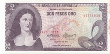 Colombie billet banque d'occasion  Amiens-