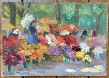 Tableau ancien marché d'occasion  Paris XVII