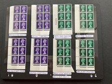 QEII coleção identificada de 110 blocos de cilindros definitivos de máquina de 6 MNH comprar usado  Enviando para Brazil