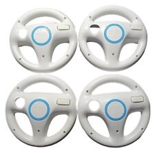 Pacote com 4 volantes genuínos OEM Nintendo Wii RVL024 branco - Mario Kart comprar usado  Enviando para Brazil