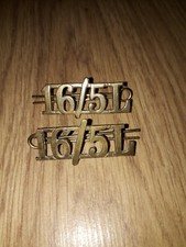 Shoulder title badges for sale  WELLINGBOROUGH