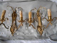 Paire appliques bronze d'occasion  Cagnes-sur-Mer