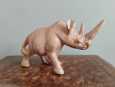 Pink soapstone sculpture for sale  CLEVEDON