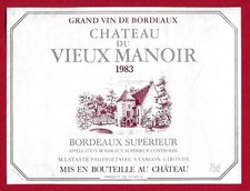 Etiquette bordeaux supérieur d'occasion  Albertville