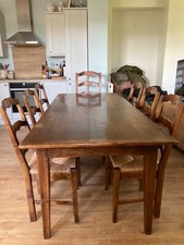 Oak farmhouse table for sale  WORCESTER