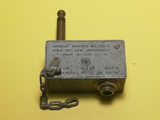 385 headset adapter usato  Senigallia