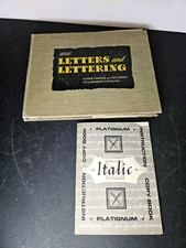 New LETTERS and LETTERING Art, Typography Graphic Design by Carlyle, Vtg 1943 HB segunda mano  Embacar hacia Mexico