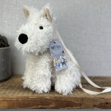 Bolsa de pelúcia branca macia para cachorro Jellycat Munro Scottie White Westie 12" comprar usado  Enviando para Brazil