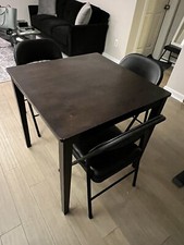 Dark wooden square for sale  Seattle