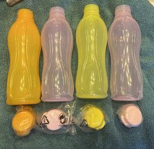 Usado, NOVA GARRAFA DE ÁGUA ECOLÓGICA 4 TUPPERWARE 2 amarelos/2 rosa 16 oz SELO HERMÉTICO FLIP TOP comprar usado Usado, NOVA GARRAFA DE ÁGUA ECOLÓGICA 4 TUPPERWARE 2 amarelos/2 rosa 16 oz SELO HERMÉTICO FLIP TOP comprar usado  Enviando para Brazil