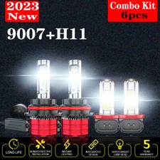 Usado, Farol de LED alto-baixo + lâmpadas de neblina para Ford Focus 2005 2006 2007 4PC 6000K comprar usado Usado, Farol de LED alto-baixo + lâmpadas de neblina para Ford Focus 2005 2006 2007 4PC 6000K comprar usado  Enviando para Brazil