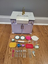 American Girl: miniatura e acessórios para pia de cozinha para casa de bonecas  comprar usado  Enviando para Brazil