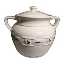 Longaberger pottery red for sale  Belding