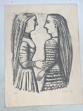 Massimo campigli litografia usato  Roma