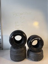 Conjuntos de pneus Bridgestone YLR Kart, 7,1” traseira/4,5” frentes, 10-15 voltas comprar usado  Enviando para Brazil