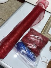 Deco mesh red for sale  Keller