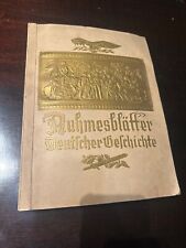 Ruhmesblätter Deutscher Geschichte Voll Album --- Niemiecki album kompletny na sprzedaż  PL