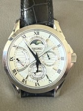 Seiko premier moonphase for sale  Port Saint Lucie