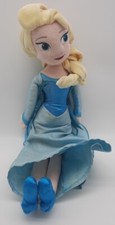 Boneca Disney Frozen Princesa Elsa Pano 20" Pelúcia Brilhante Azul Sapatos Vestido Capa comprar usado  Enviando para Brazil