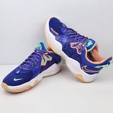 Tênis de basquete Nike masculino PG 5 LA Drip Paul George malha azul EUA 9 Reino Unido 8 comprar usado  Enviando para Brazil