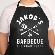 Avental de cozinha personalizado para homens cabeça de churrasco 1153 comprar usado  Enviando para Brazil