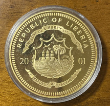 Liberia moneta dollari usato  Roma