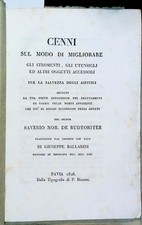 Cenni sul modo usato  Trieste