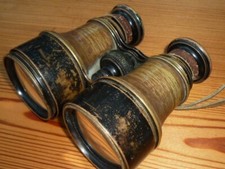 Vintage brass binoculars for sale  LINCOLN
