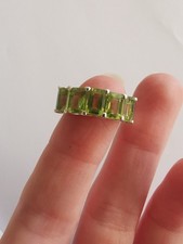 Sterling silver peridot for sale  LINCOLN